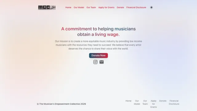 Musician's Empowerment Collective screenshot