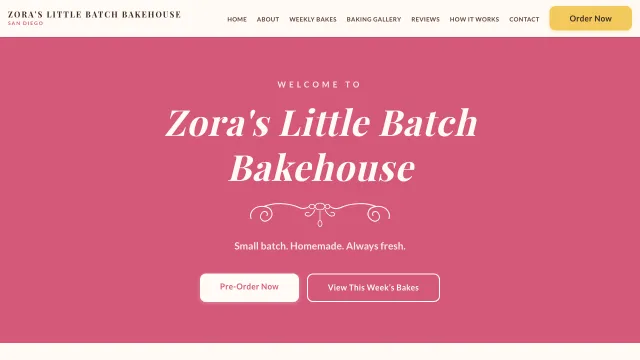 Zora's Little Batch Bakehouse screenshot
